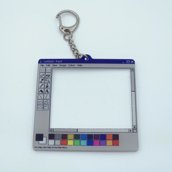 MS PAINT acrylic keychain - Image 2