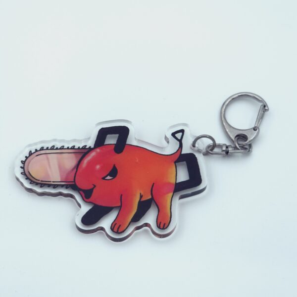 Pochita derp acrylic keychain