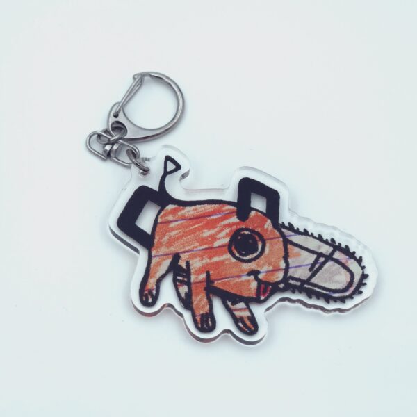 Pochita derp acrylic keychain - Image 2