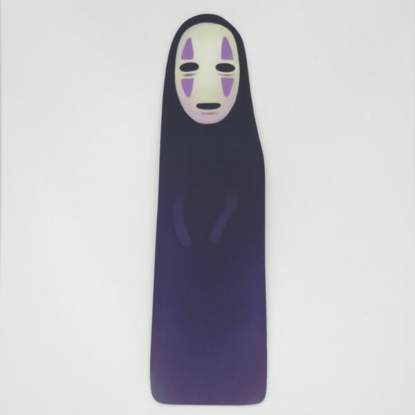 No face laminated bookmark