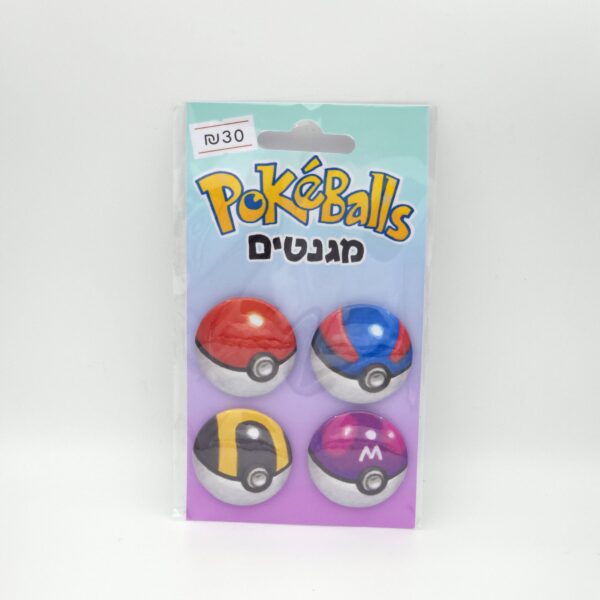 Pokeballs small button magnets pack