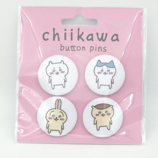 Chiikawa characters small button pins pack