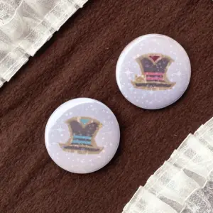 Lyney and lynette's Hats Buttons - Burucheri