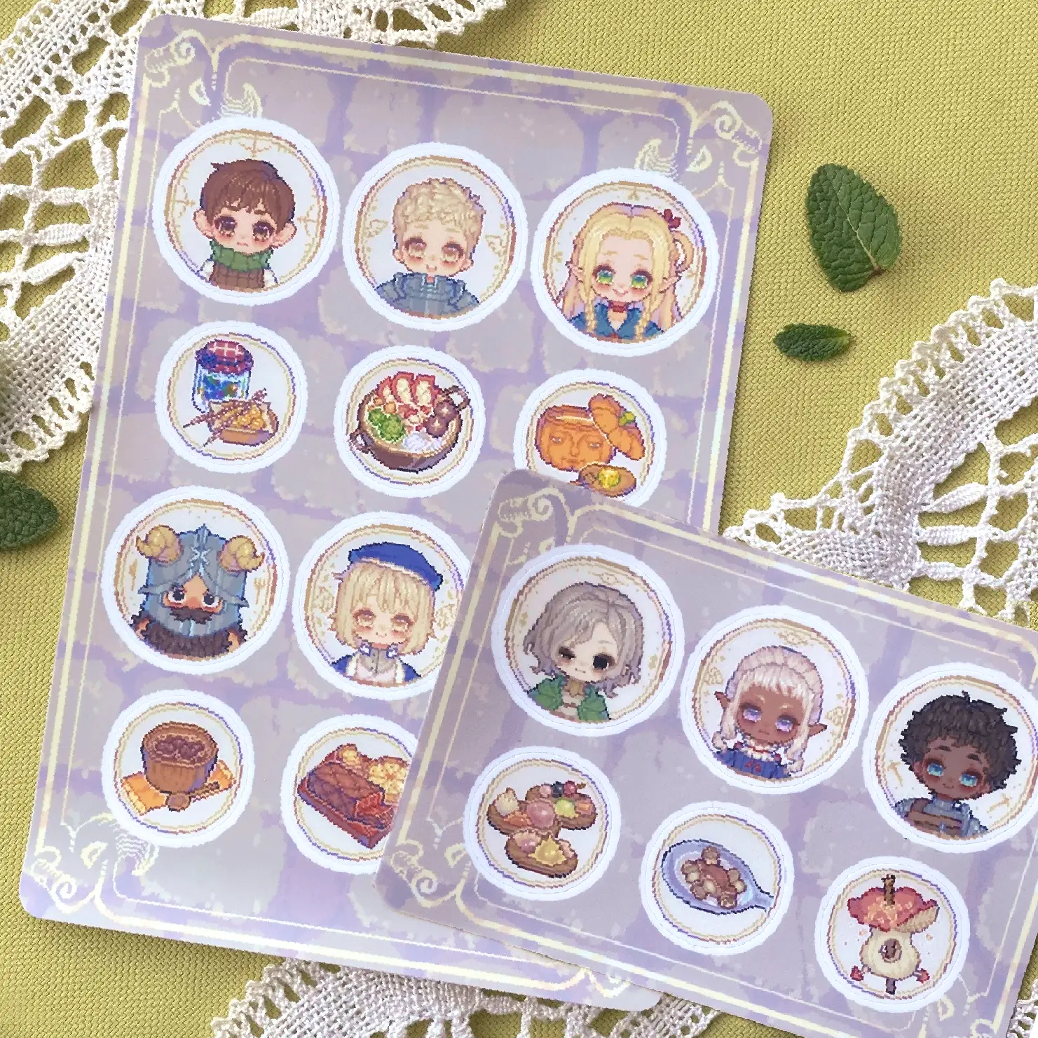 Dungeon Meshi Sticker Sheets - Burucheri