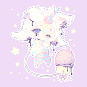 WataAme Chibi Poster - Burucherו