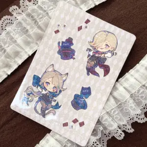 Lyney and Lynette sticker sheet - Burucheri