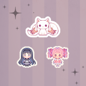 Madoka Magica Tiny Stickers - Burucheri