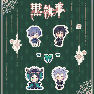 Kuroshitsuji Sticker Sheet - Burucheri