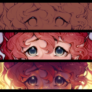 Ea (OC) Eyes Poster - Burucheri