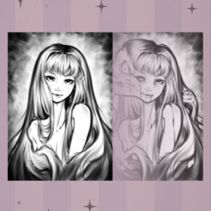 Tomie Lenticular Card - Burucheri