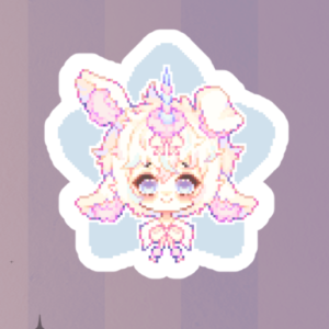 WataAme (OC) Sticker - Burucheri